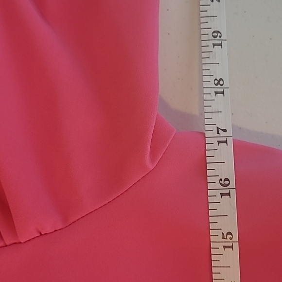 MAARE Pink Ruffle Dress Size Medium - Picture 7 of 12